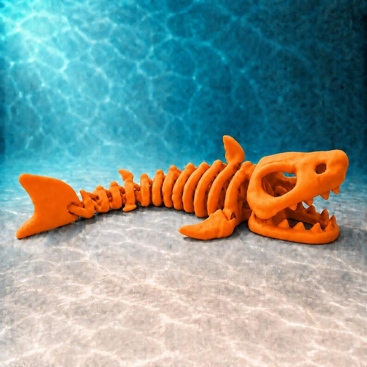 Articulated Skeleton Shark Fidget Toy – Poseable Desk Decor