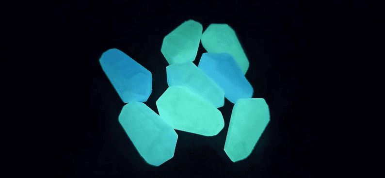 Glow-in-the-Dark Kyber Crystals – Star Wars Inspired