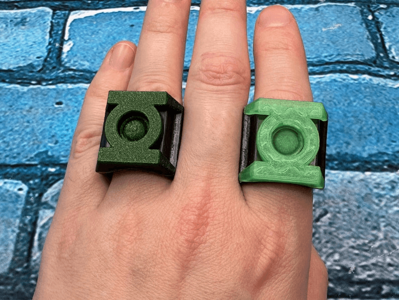 Green Lantern Inspired Cosplay Ring | DC Fan Symbol