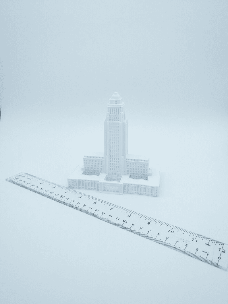 Vienna Rathaus Inspired Gothic City Hall Miniature Model