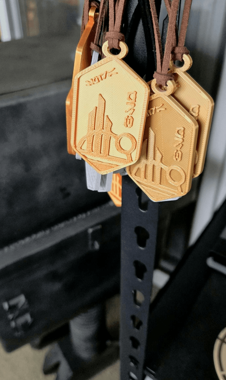 Batuu Inspired Spirit of Spira Fan Medallion Necklace