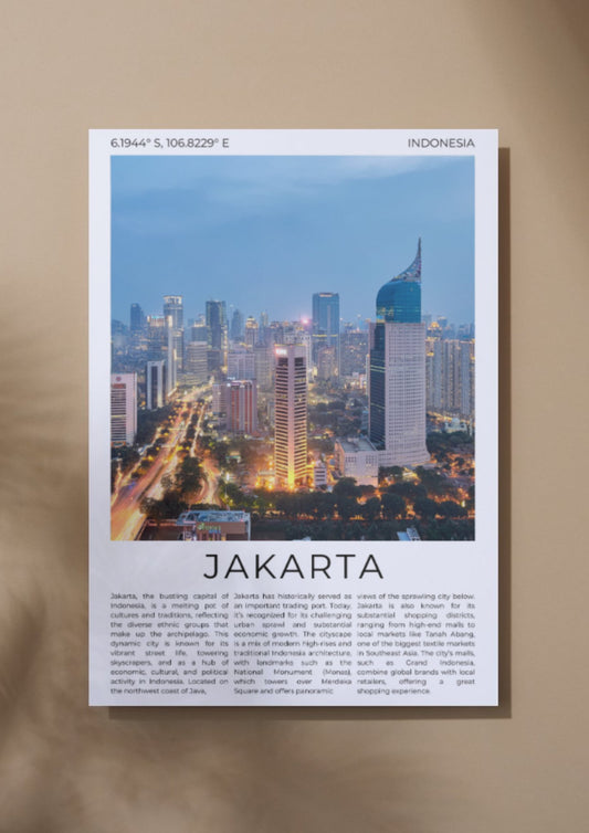 Jakarta: Gateway to Indonesia - ProfessorPrintsUK - A6