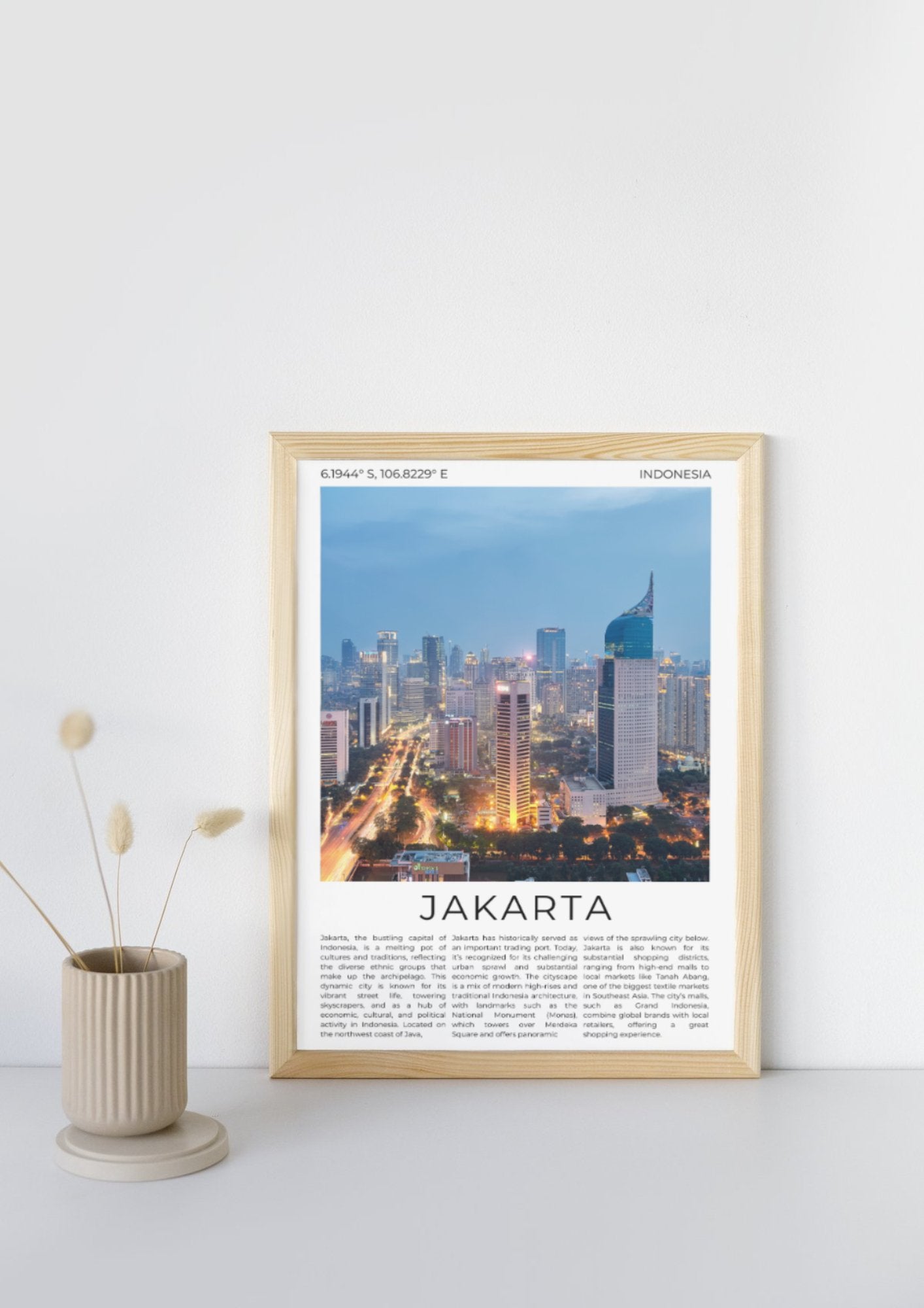 Jakarta: Gateway to Indonesia - ProfessorPrintsUK - A6