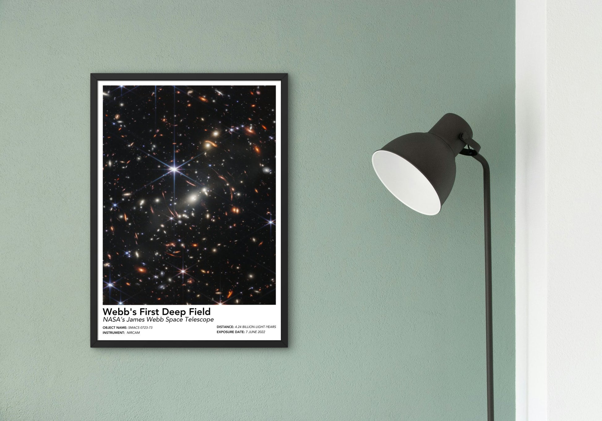 James Webb First Deep Field Image - ProfessorPrintsUK - A6