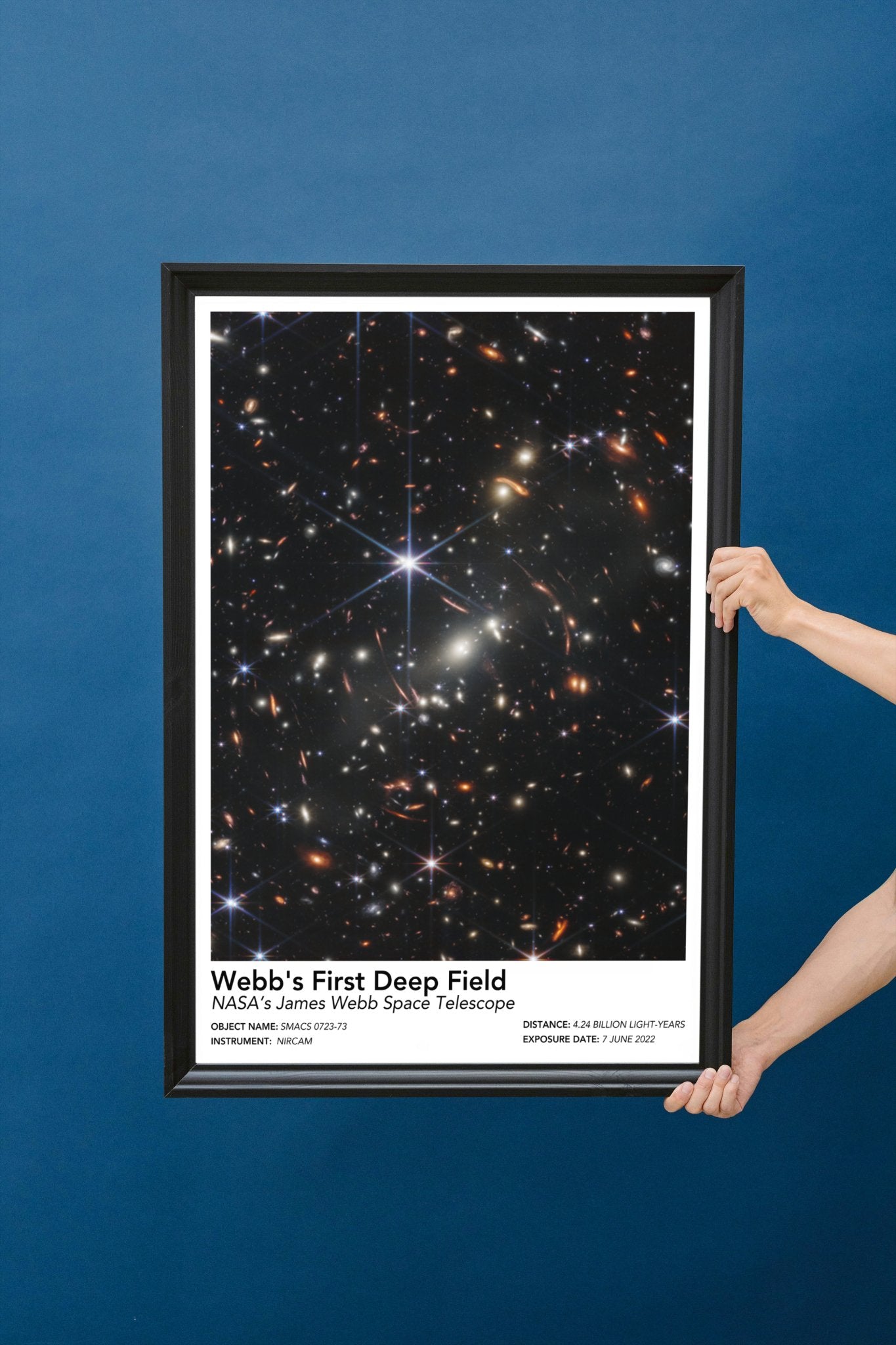 James Webb First Deep Field Image - ProfessorPrintsUK - A6