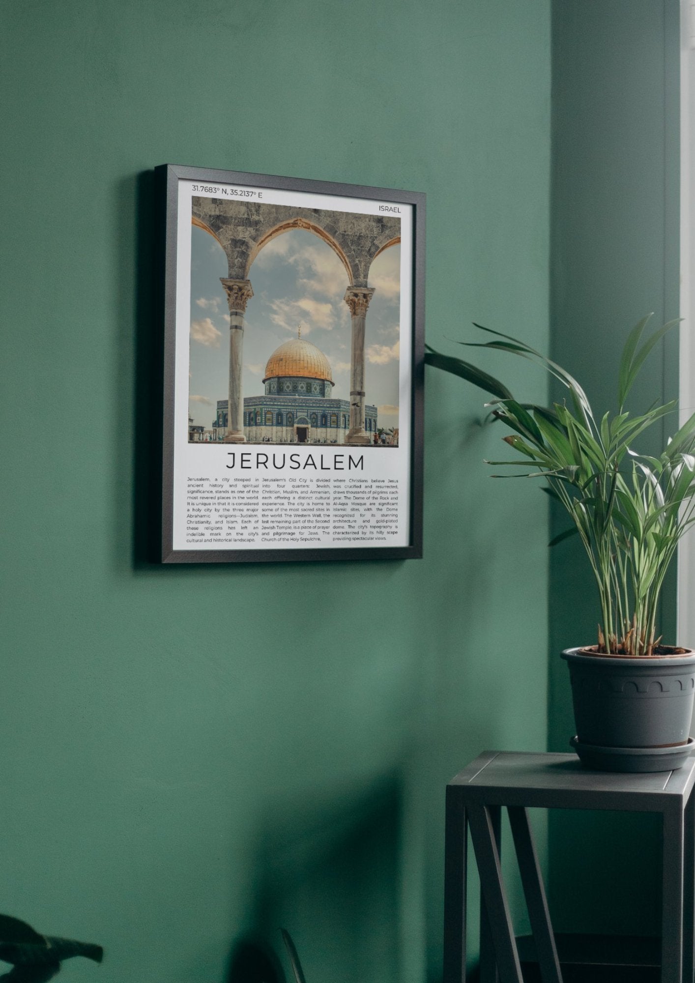 Jerusalem: Eternal City of Faith - ProfessorPrintsUK - A6