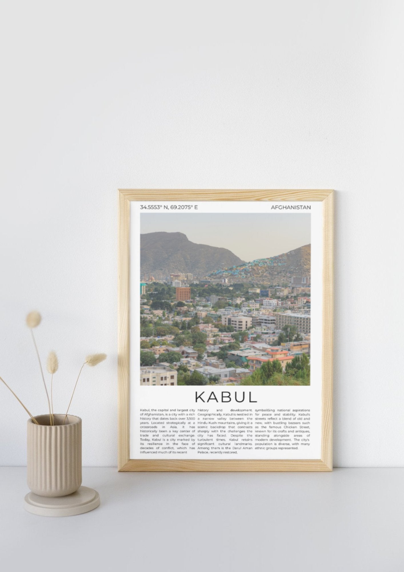 Kabul: Heart of Afghanistan - ProfessorPrintsUK - A6