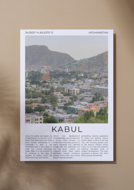 Kabul: Heart of Afghanistan - ProfessorPrintsUK - A6