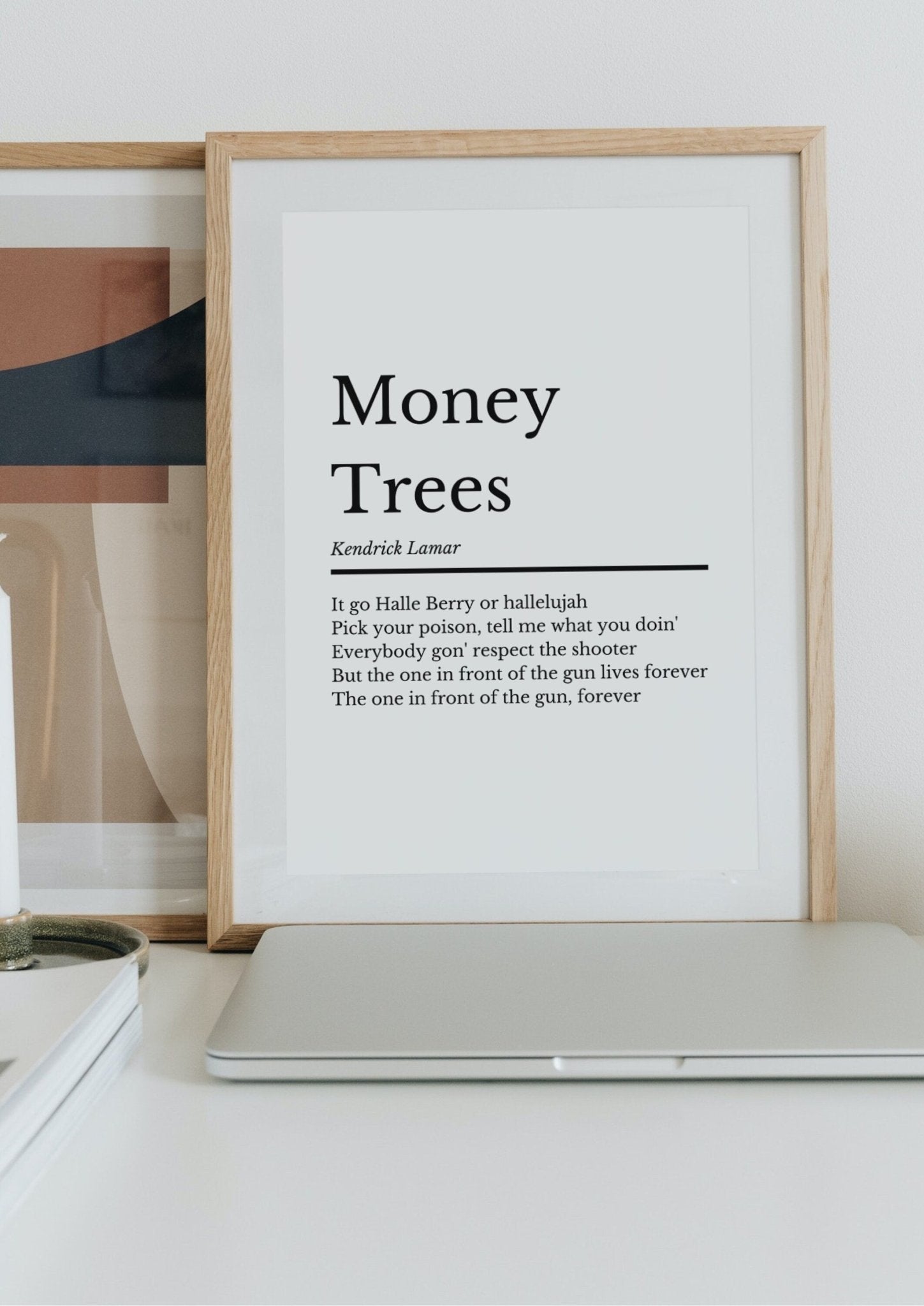 Kendrick Lamar, Money Trees | Kendrick Lamar Music Gift | Birthday Gift | Kendrick Lamar Album Wall Art | Kendrick Lamar Poster - ProfessorPrintsUK - A1