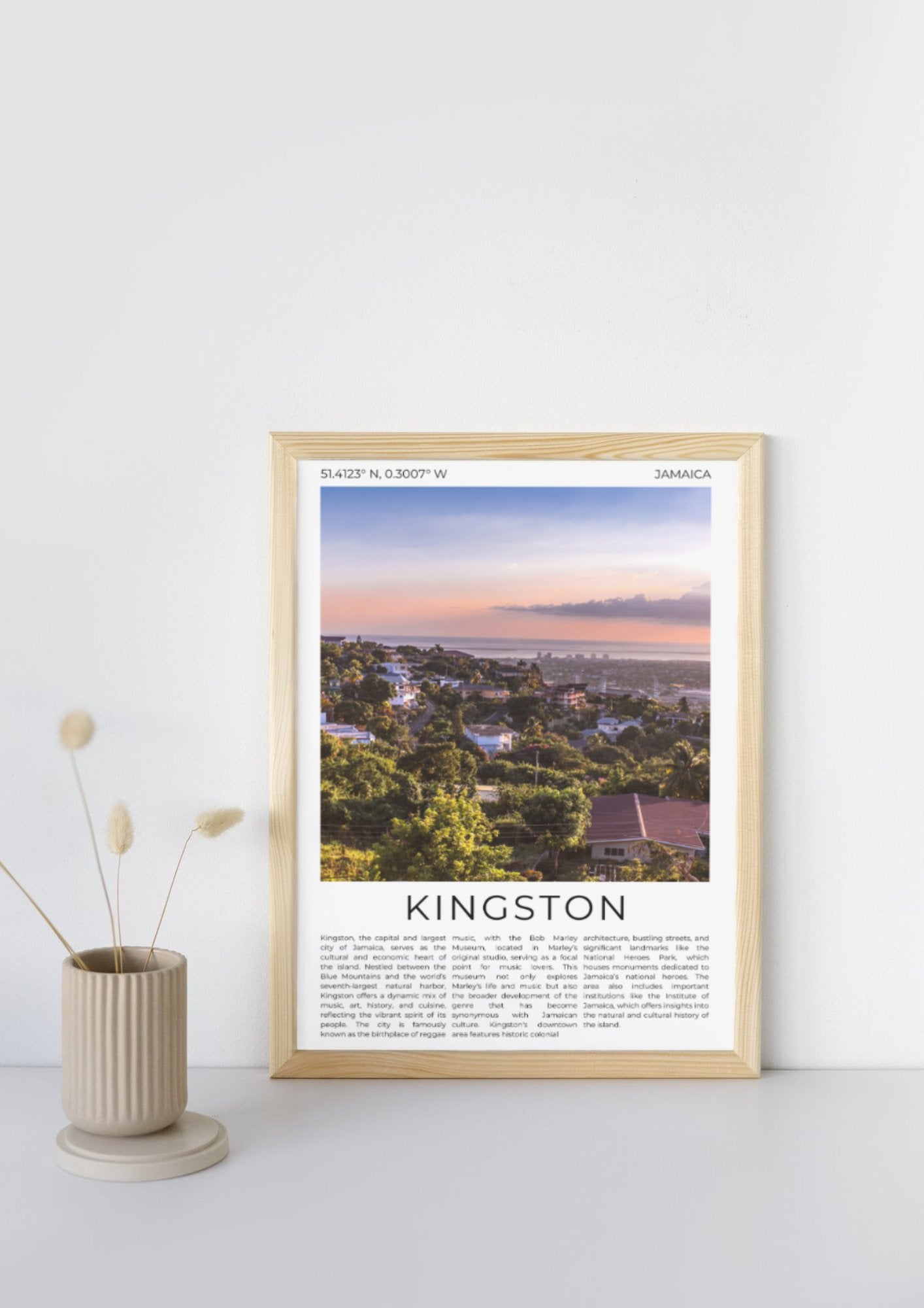 Kingston: Heartbeat of Jamaica - ProfessorPrintsUK - A6