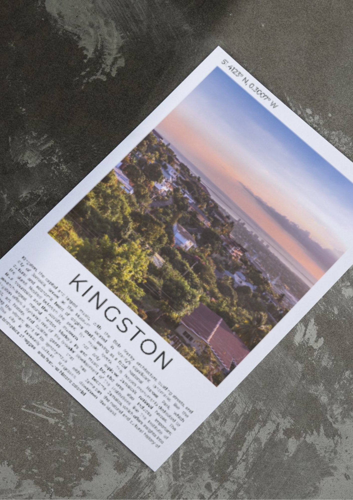 Kingston: Heartbeat of Jamaica - ProfessorPrintsUK - A6