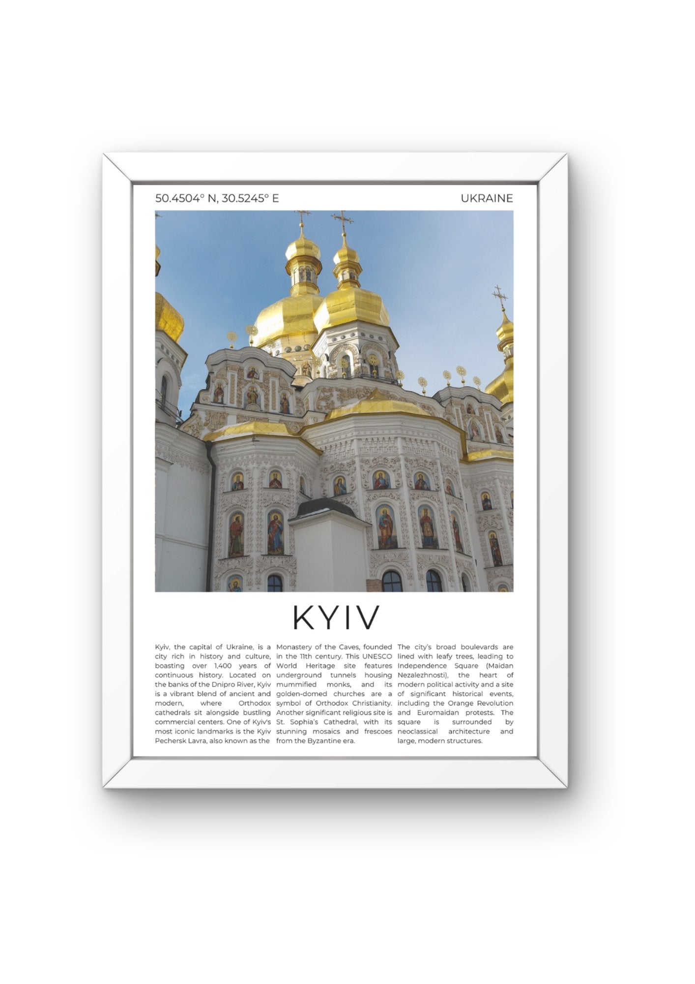 Kyiv: Cradle of Eastern Europe - ProfessorPrintsUK - A6