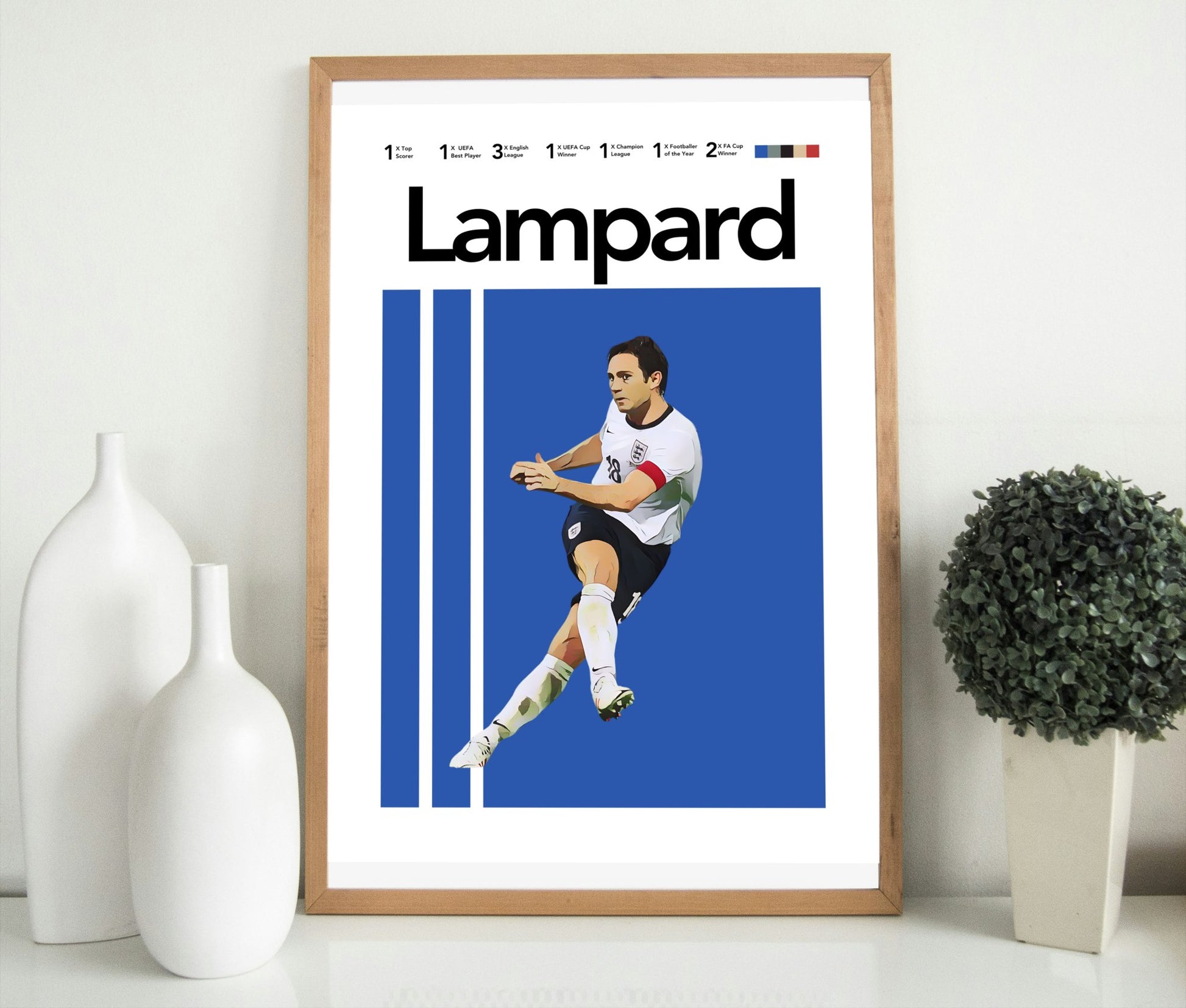 Lampard: The Legend's Legacy Poster - ProfessorPrintsUK - A6