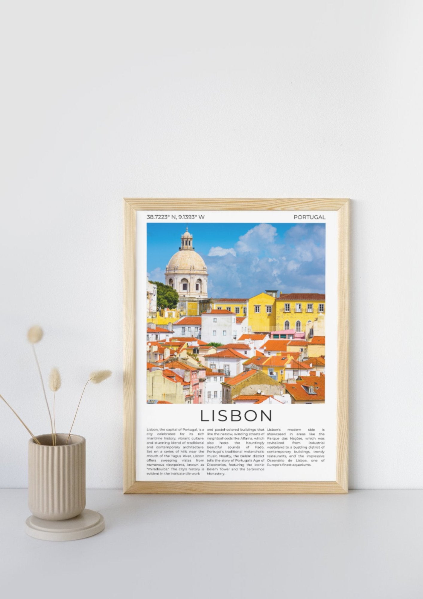 Lisbon: The City of Seven Hills - ProfessorPrintsUK - A6