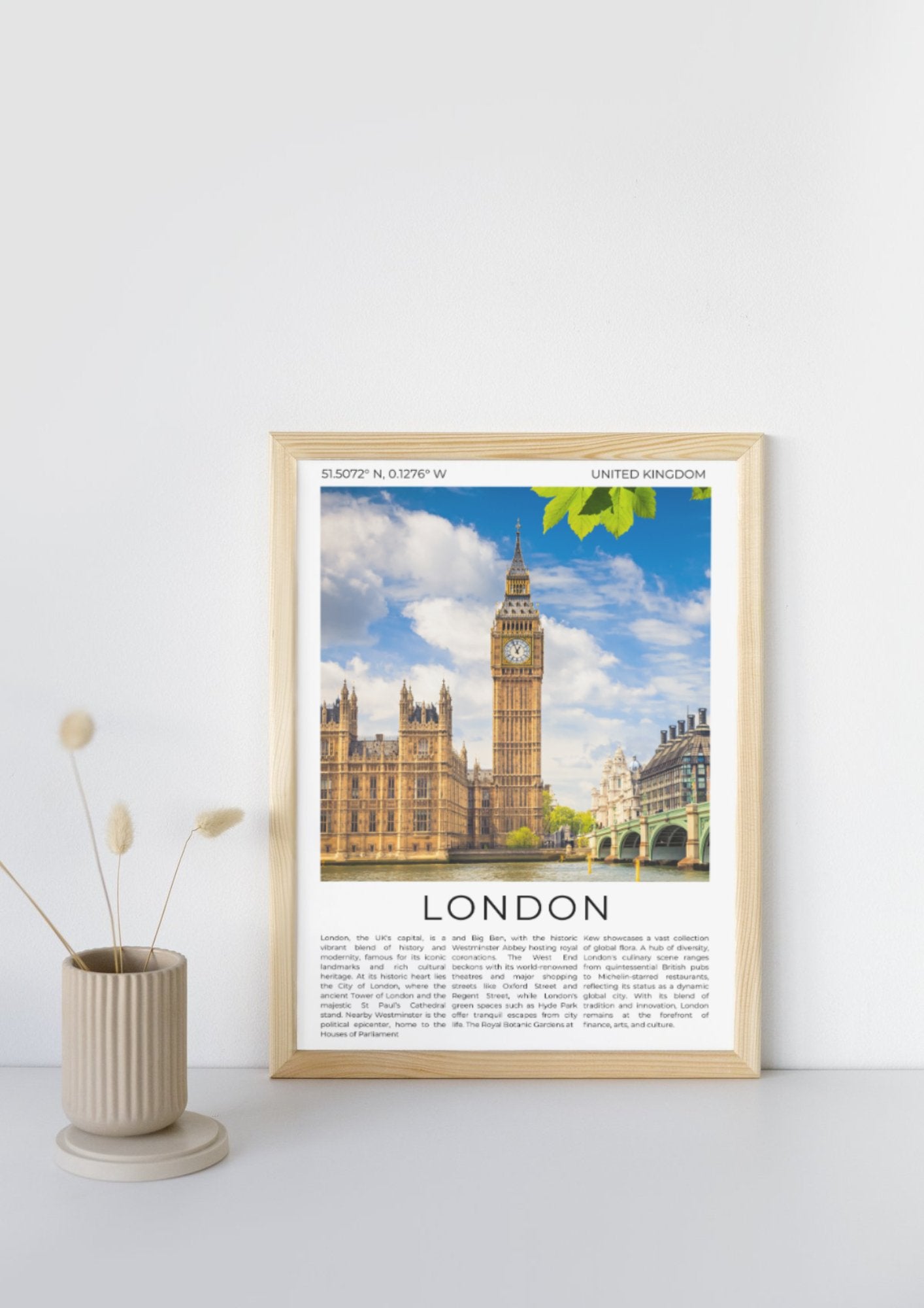 London: Iconic Capital of the UK - ProfessorPrintsUK - A6