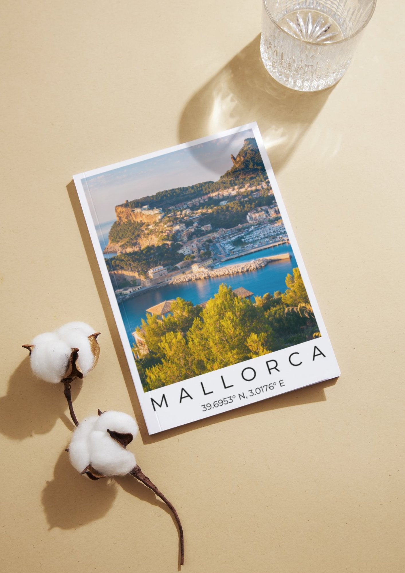 Mallorca Coordinates Poster - ProfessorPrintsUK - A6