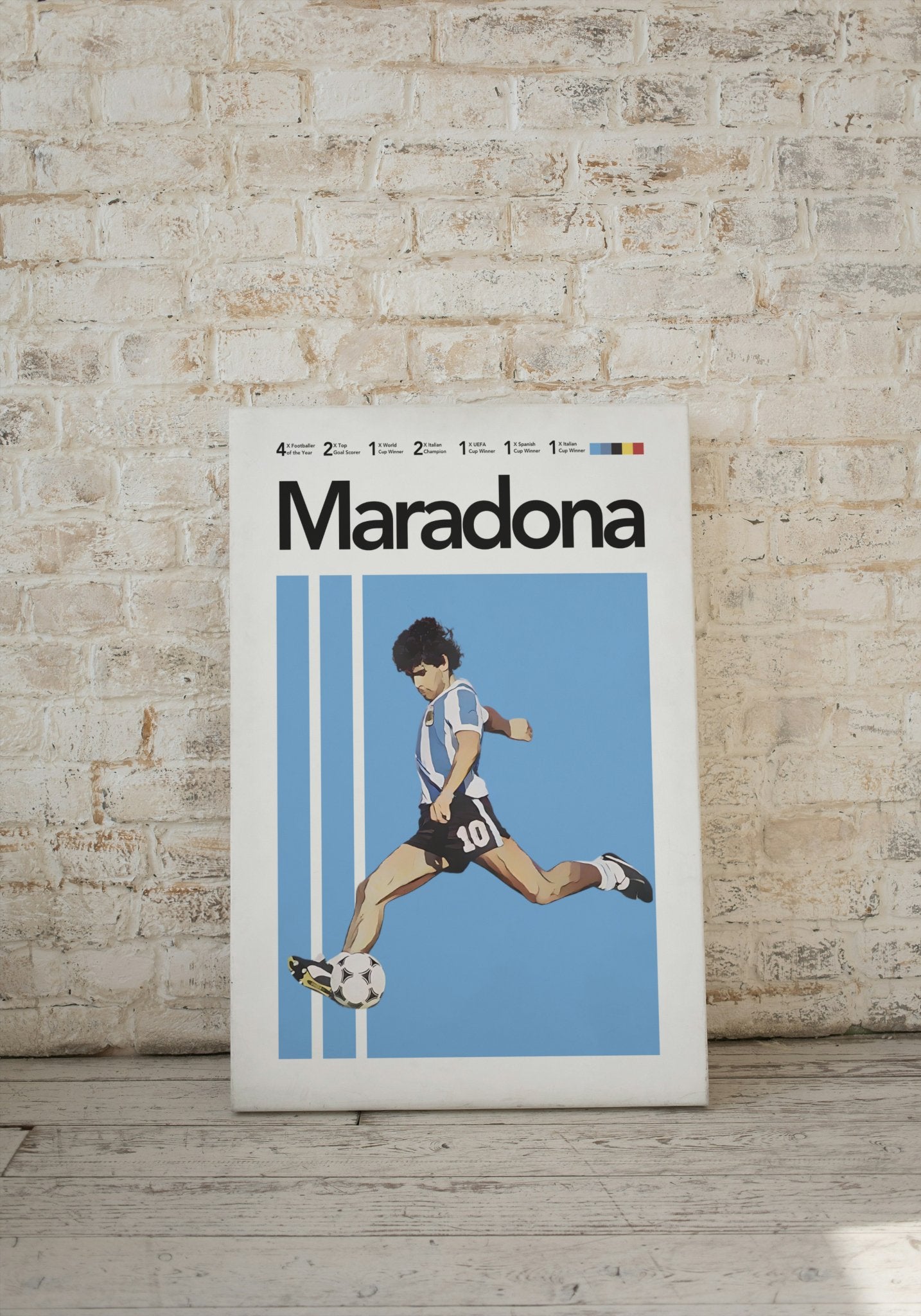 Maradona: The Ultimate Legend's Legacy Poster - ProfessorPrintsUK - A6