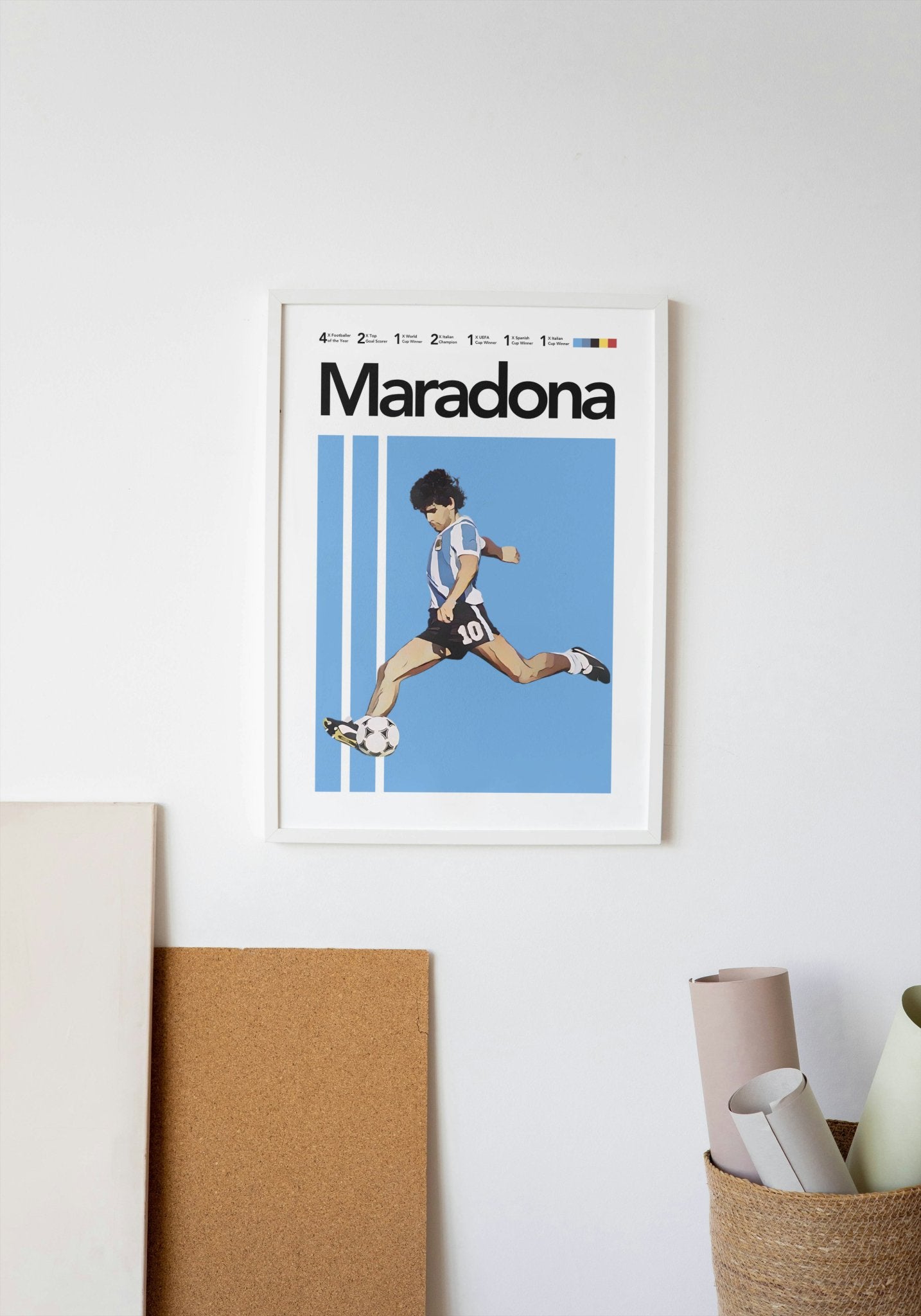 Maradona: The Ultimate Legend's Legacy Poster - ProfessorPrintsUK - A6