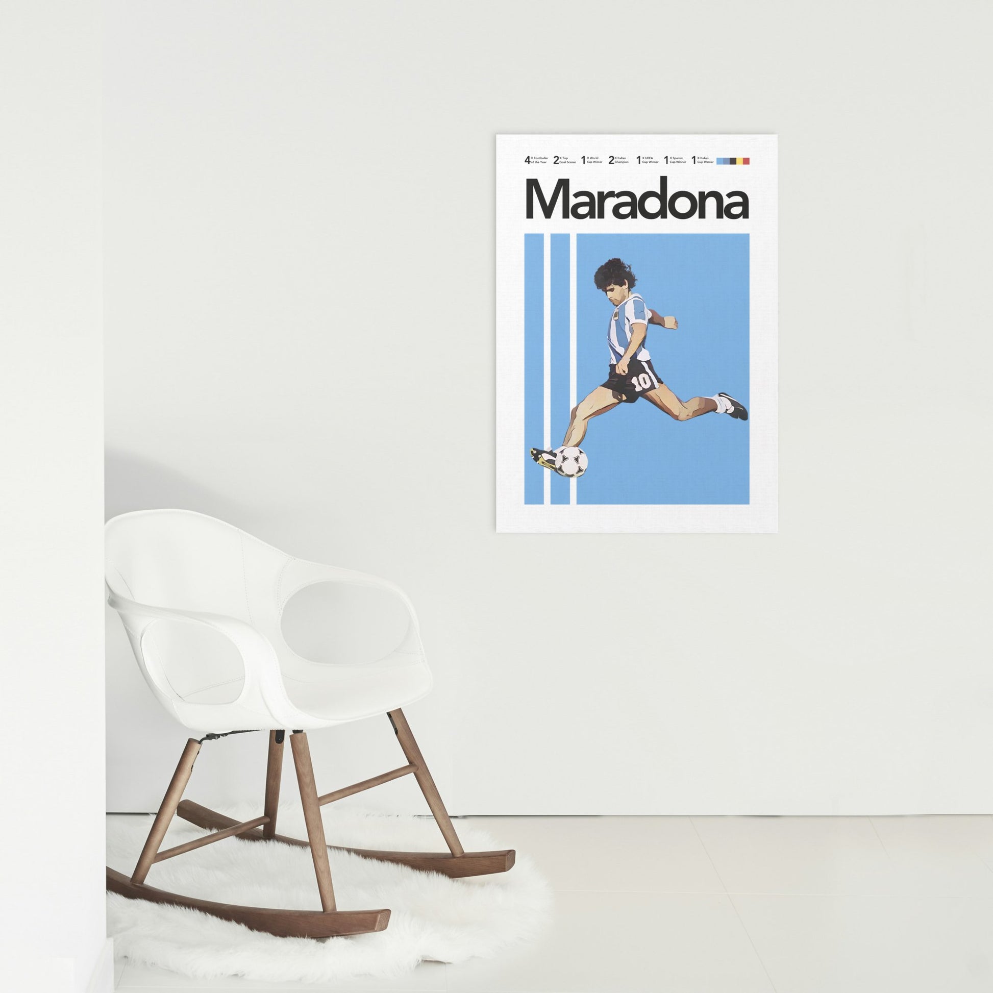 Maradona: The Ultimate Legend's Legacy Poster - ProfessorPrintsUK - A6