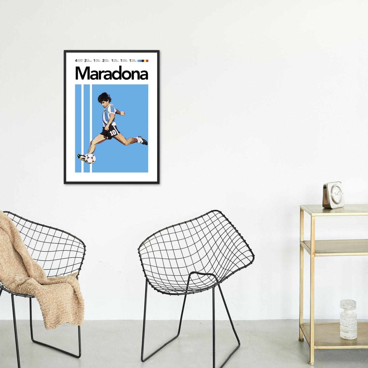 Maradona: The Ultimate Legend's Legacy Poster - ProfessorPrintsUK - A6