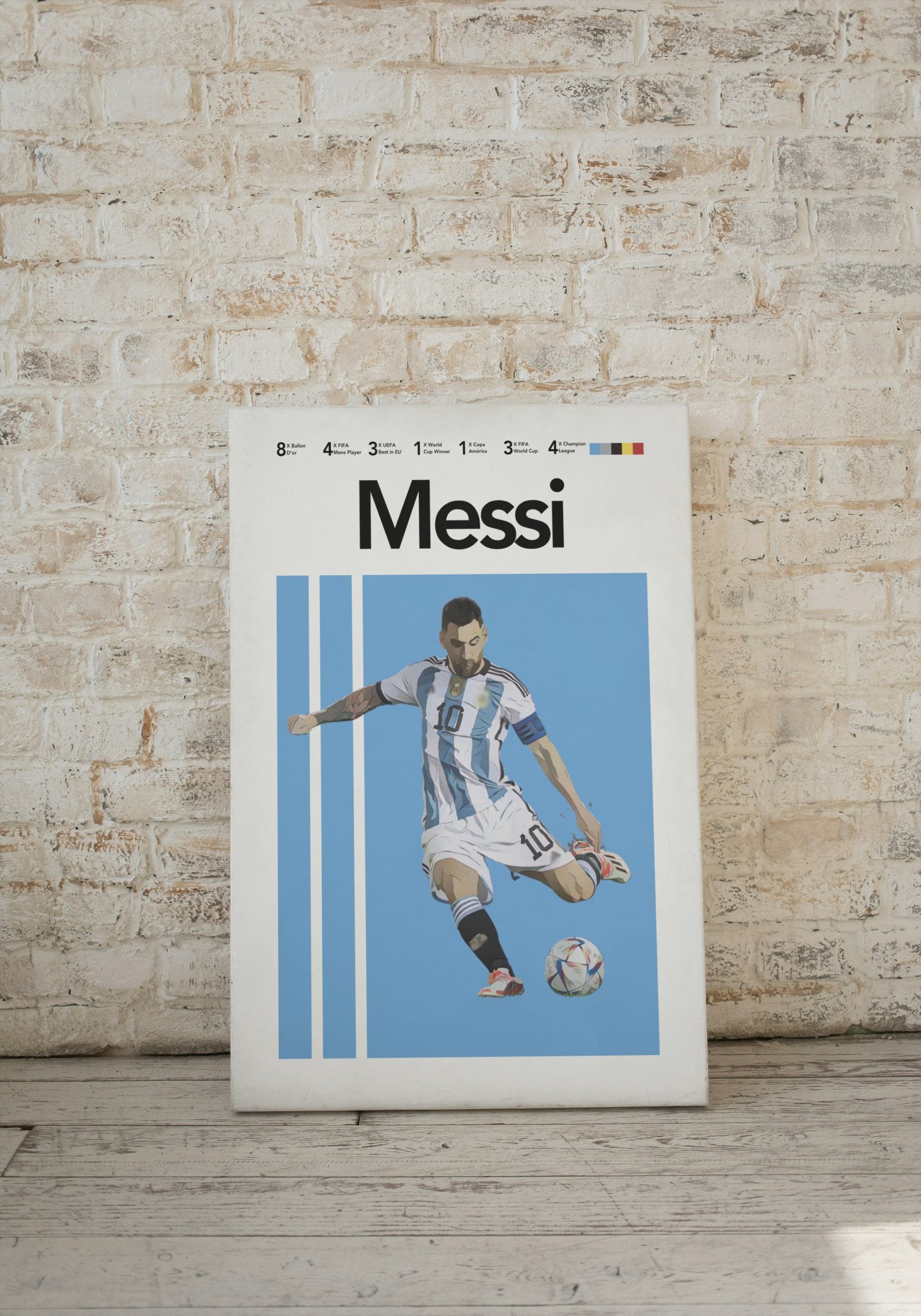 Messi: The Ultimate Legend Poster - ProfessorPrintsUK - A6