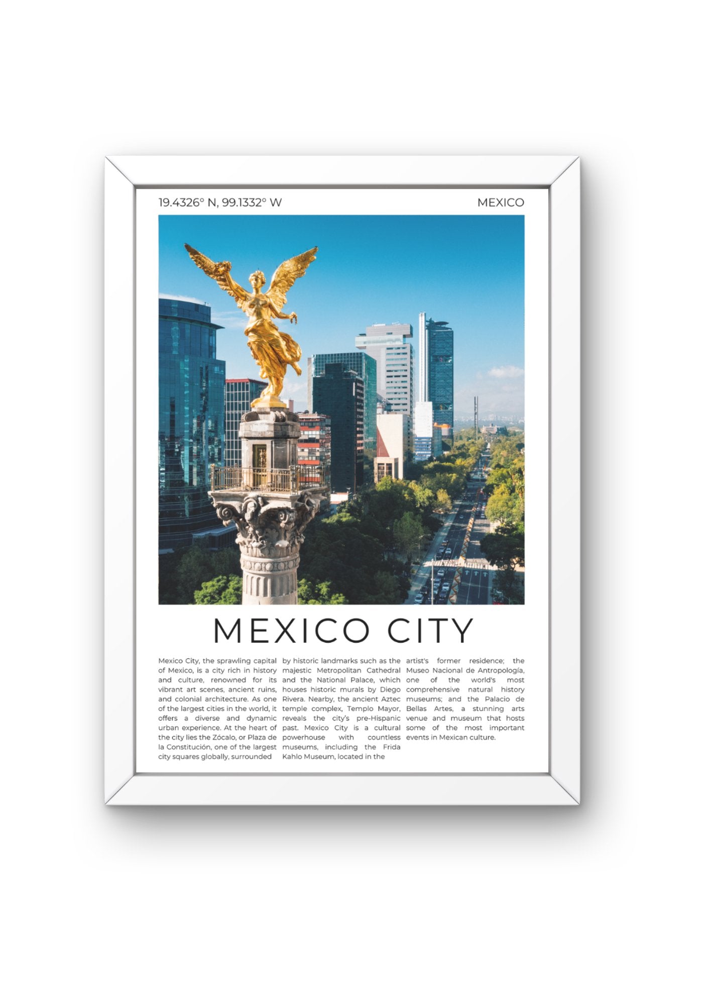 Mexico City: Heart of Aztec Heritage - ProfessorPrintsUK - A6