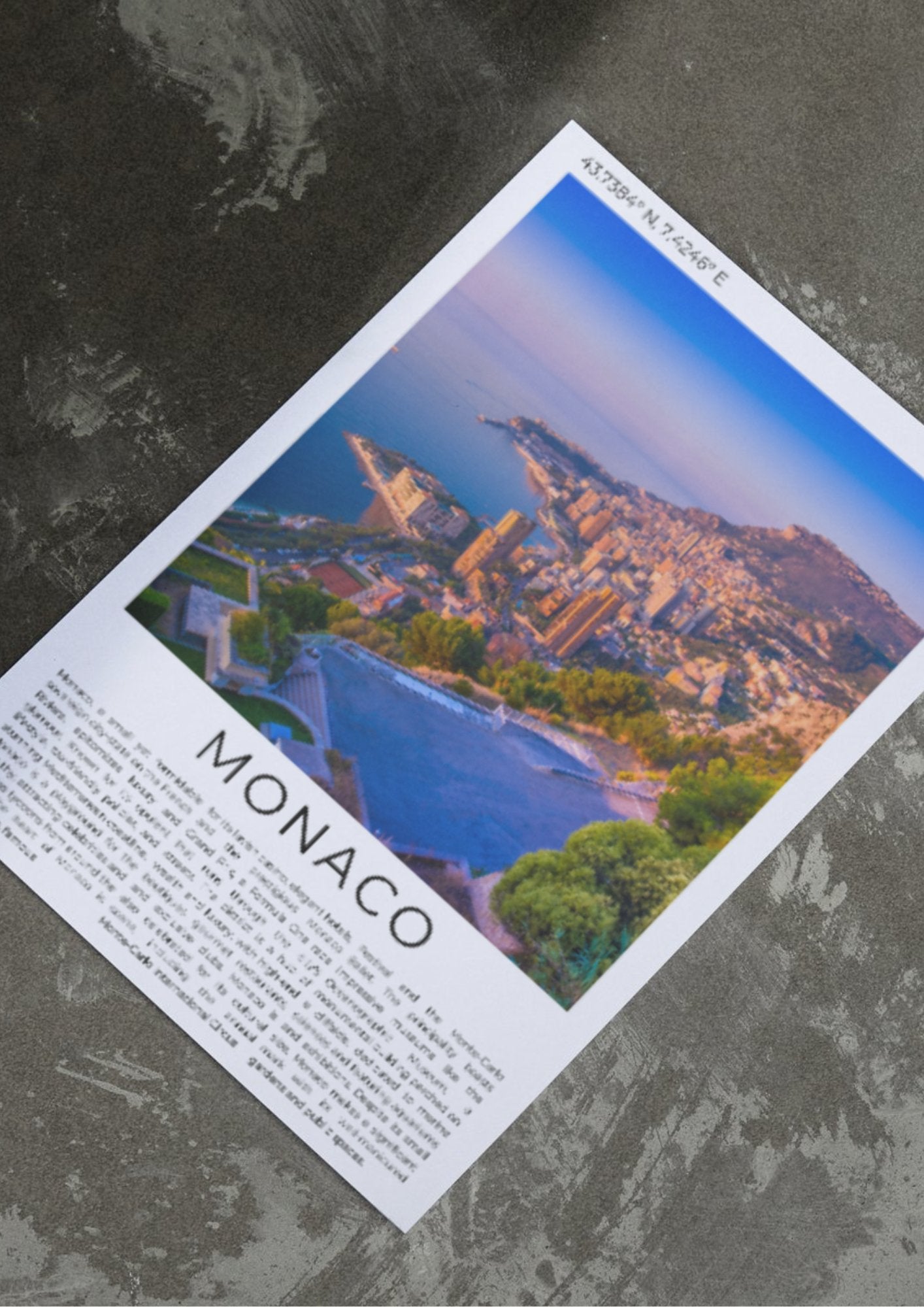 Monaco: Glamour of the Riviera - ProfessorPrintsUK - A6