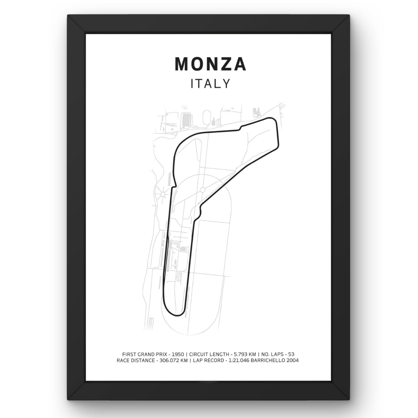 Monza - Italy - F1 Poster - ProfessorPrintsUK - Unframed