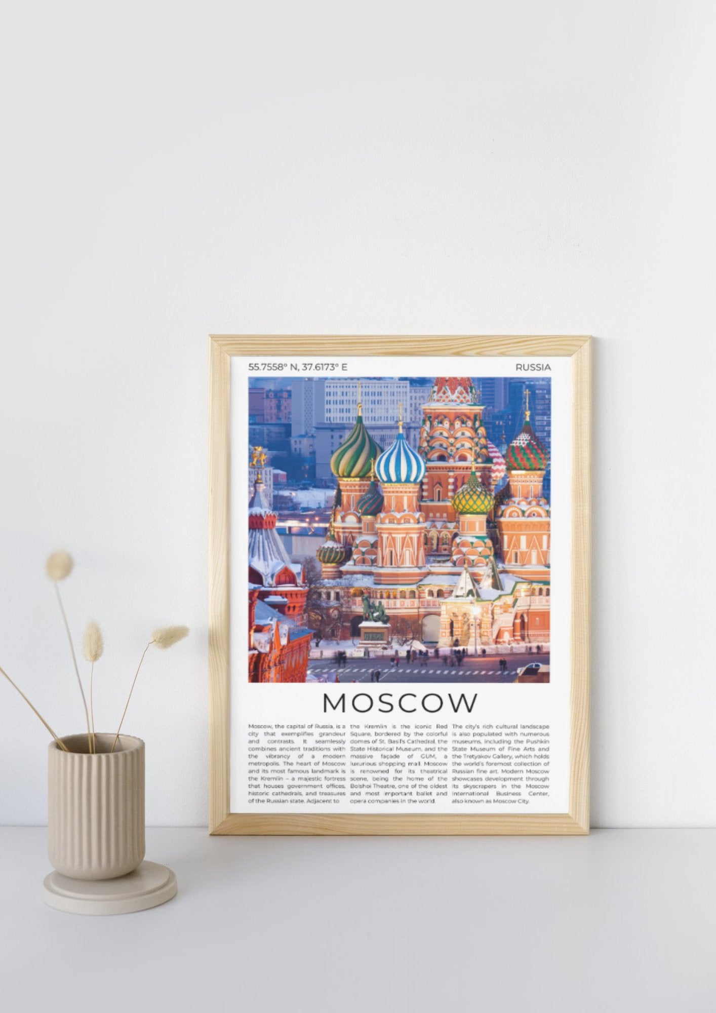 Moscow: Heart of Russia - ProfessorPrintsUK - A6