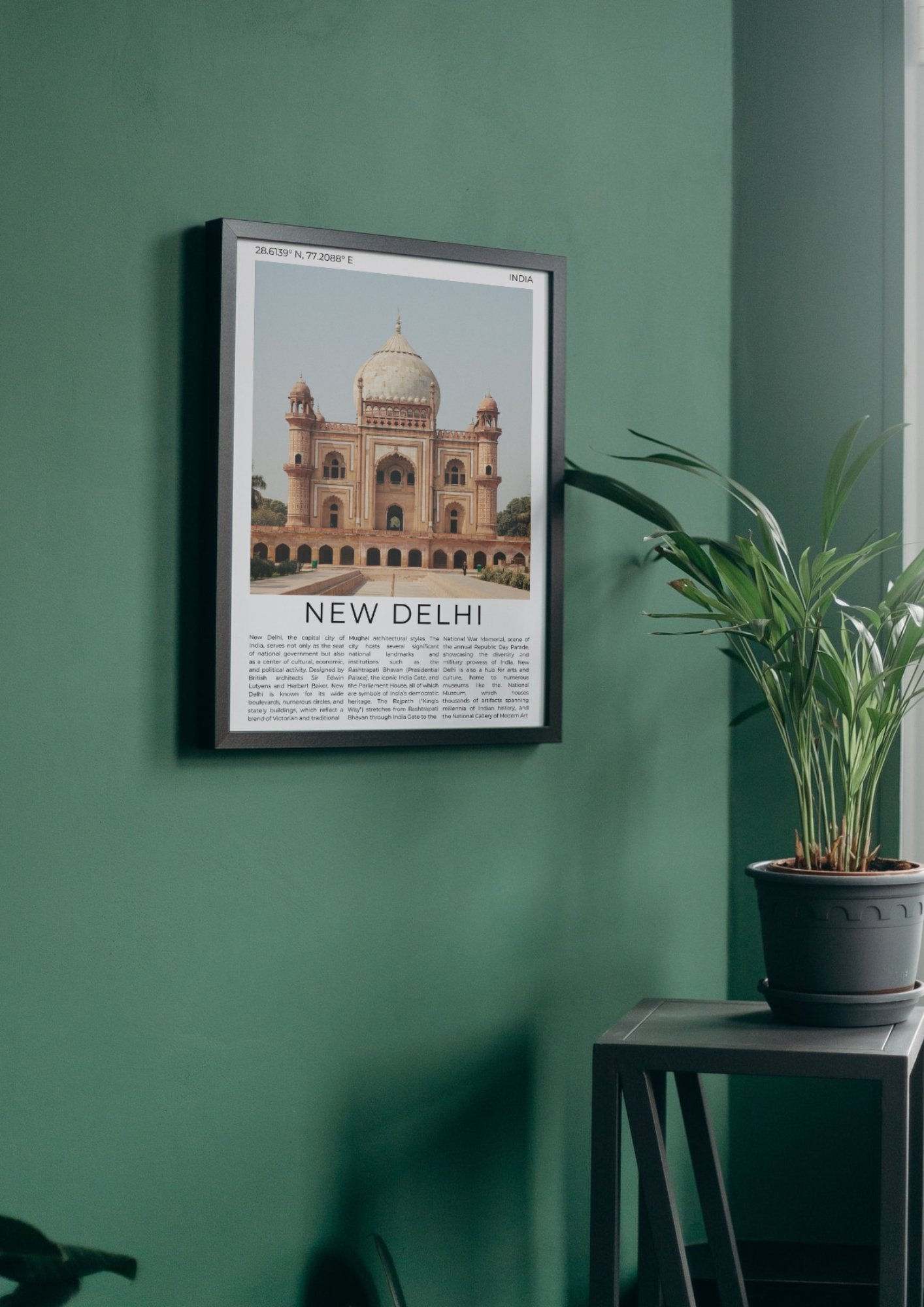 New Delhi: Heart of India - ProfessorPrintsUK - A6