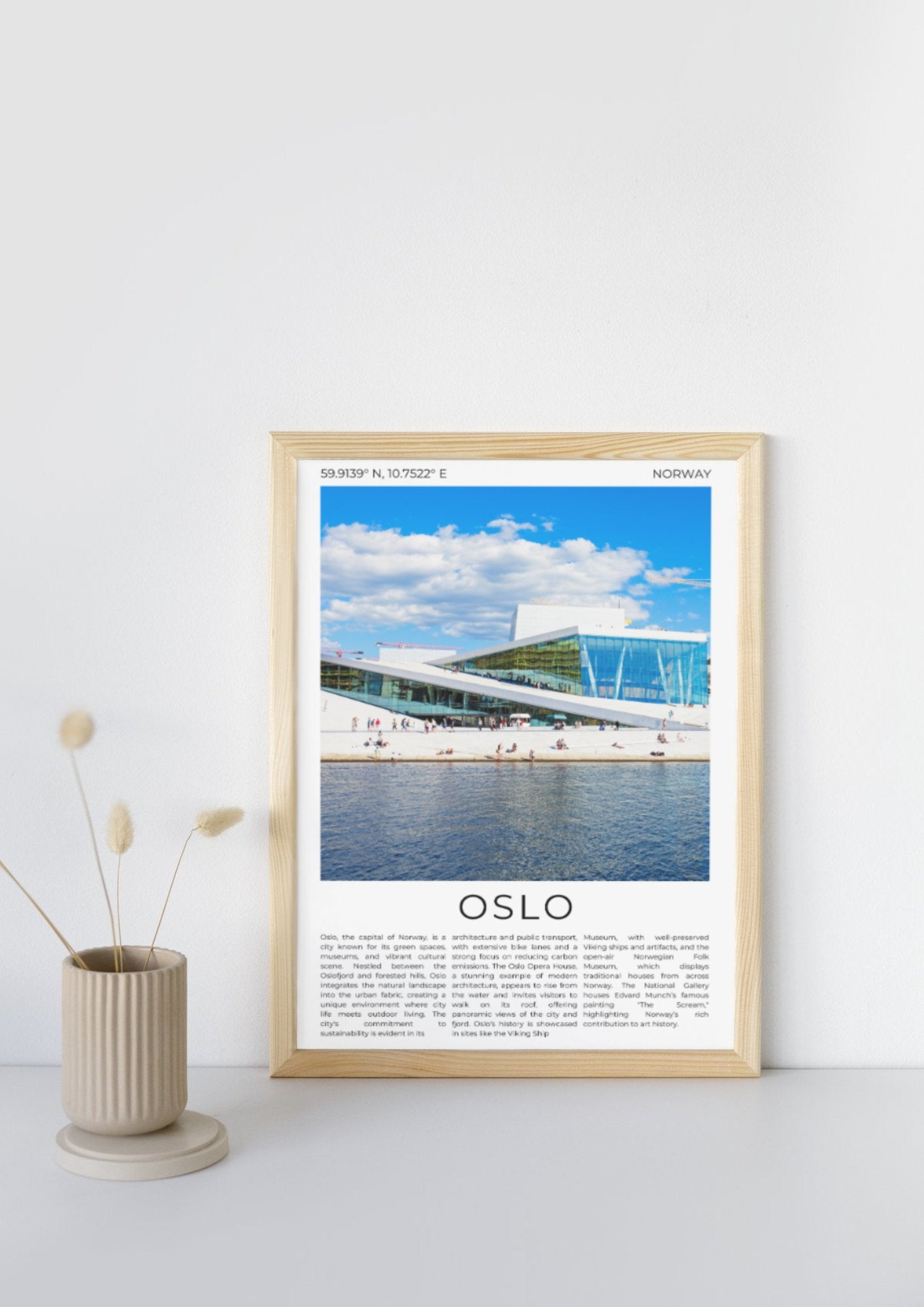 Oslo: Gateway to the Fjords - ProfessorPrintsUK - A6