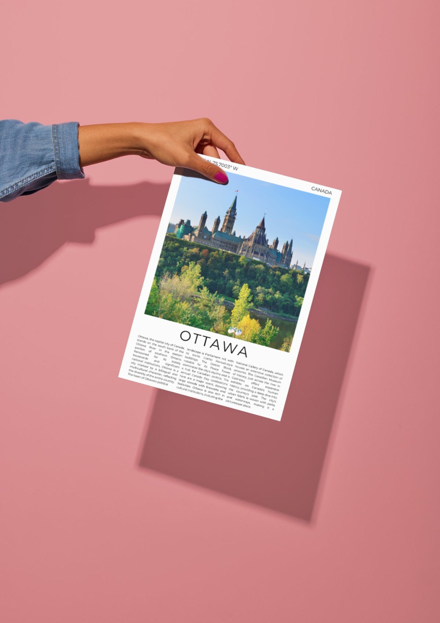 Ottawa: Capital of Canada - ProfessorPrintsUK - A6