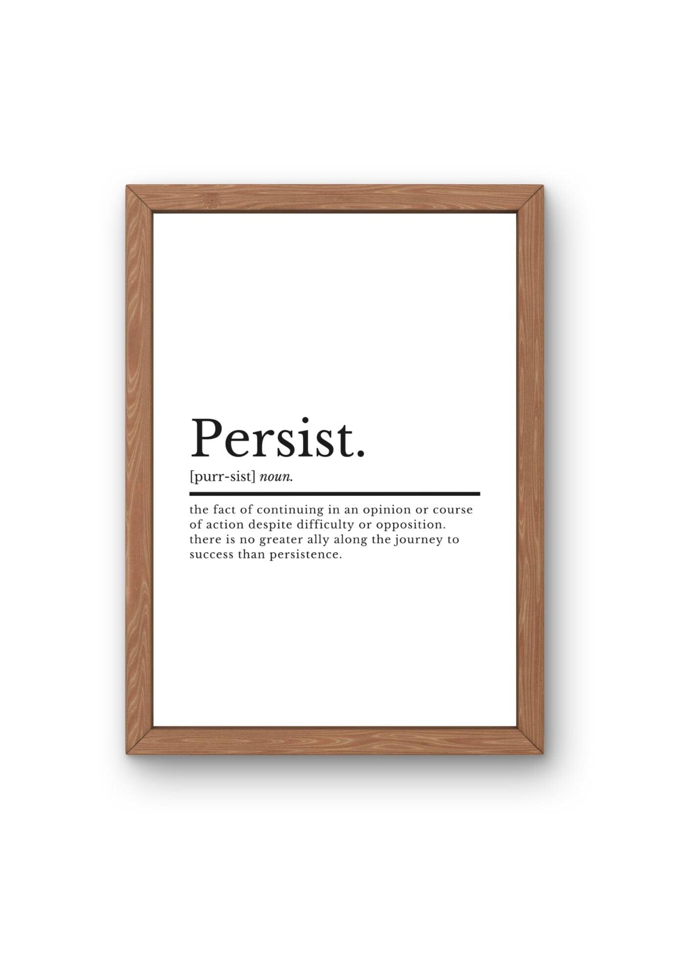 Persist Def Definition Image Of