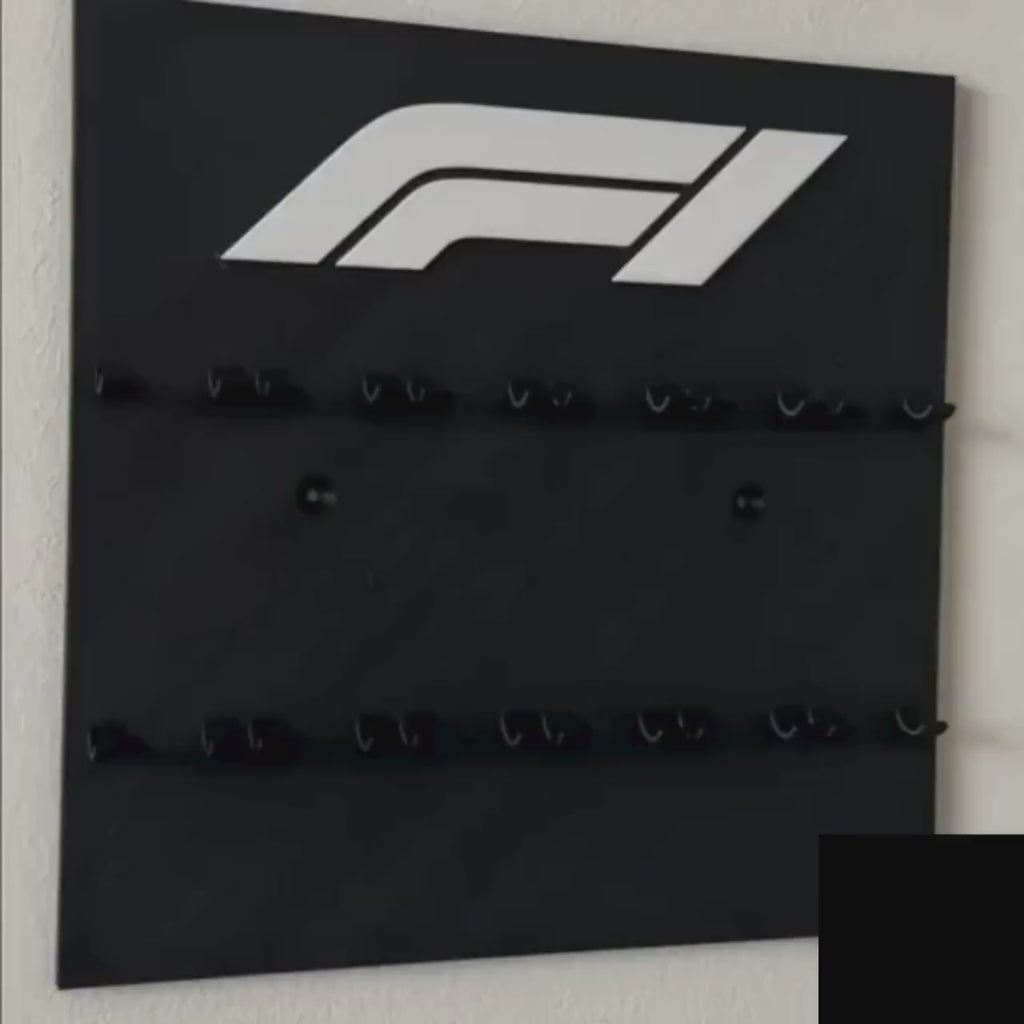 Racing Car Display Shelf | Building Block F1 Mini Car Stand | Wall or Collectable Holder