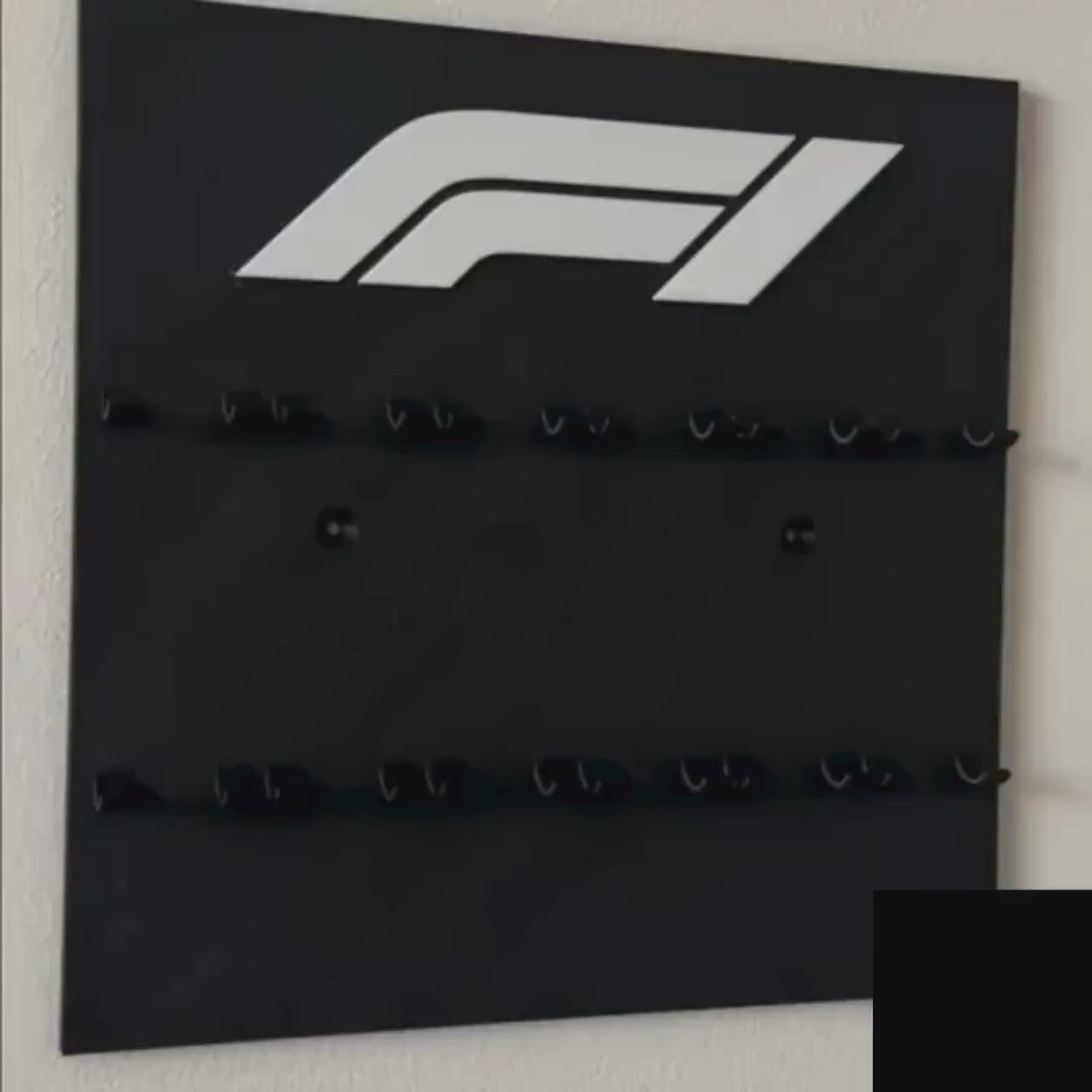 Racing Car Display Shelf | Building Block F1 Mini Car Stand | Wall or Collectable Holder
