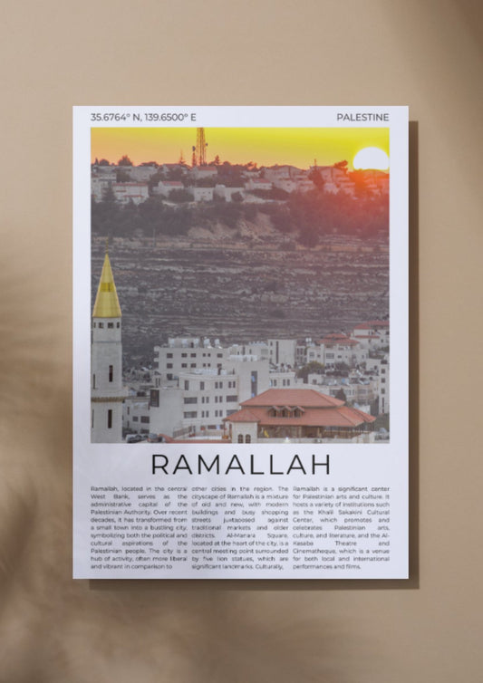 Ramallah: Cultural Heart of Palestine - ProfessorPrintsUK - A6