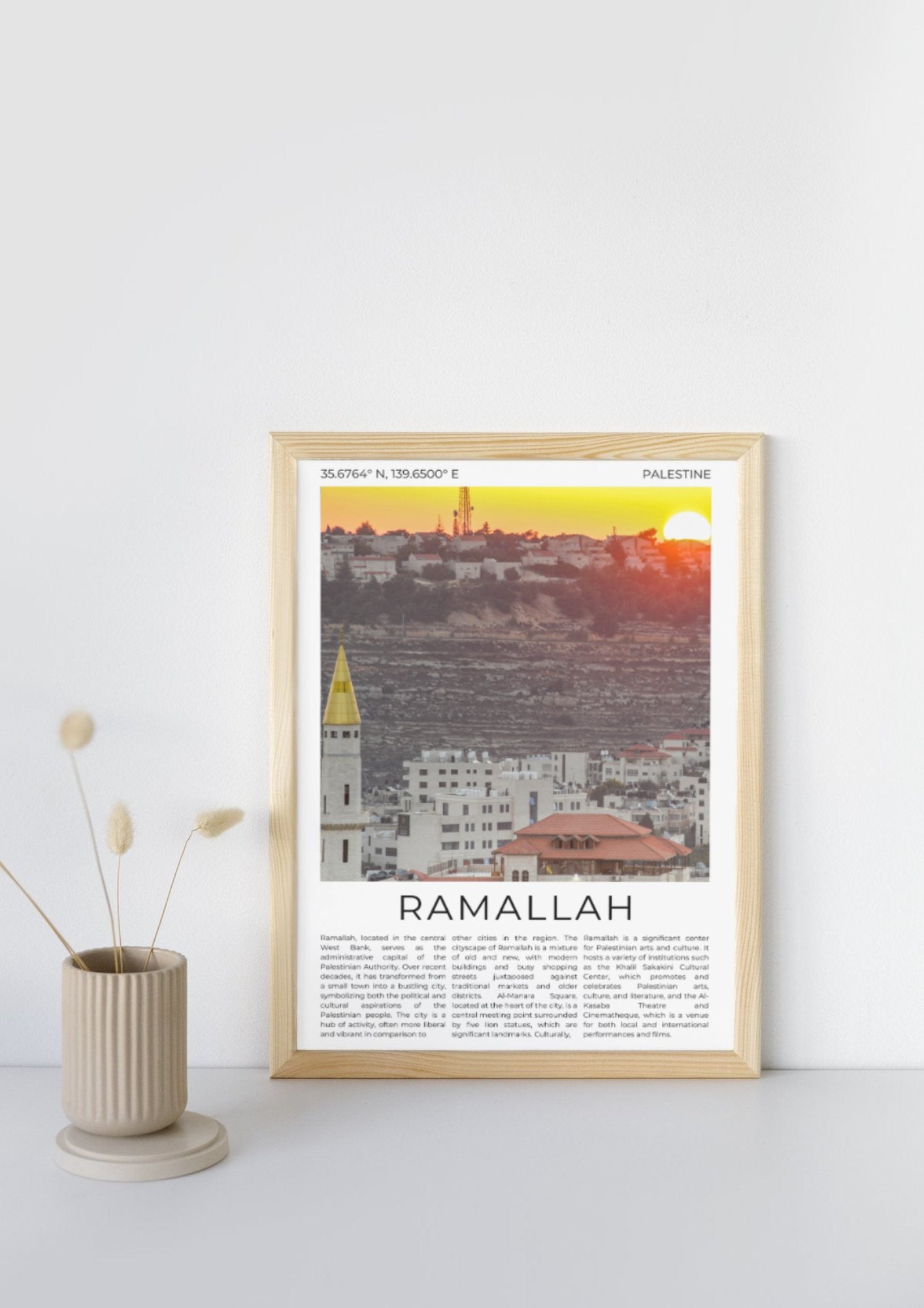 Ramallah: Cultural Heart of Palestine - ProfessorPrintsUK - A6