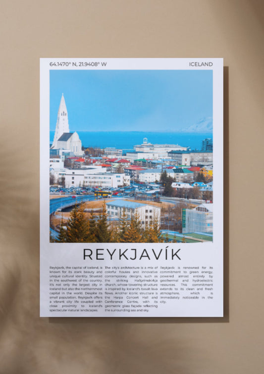 Reykjavik: Land of Fire and Ice - ProfessorPrintsUK - A6