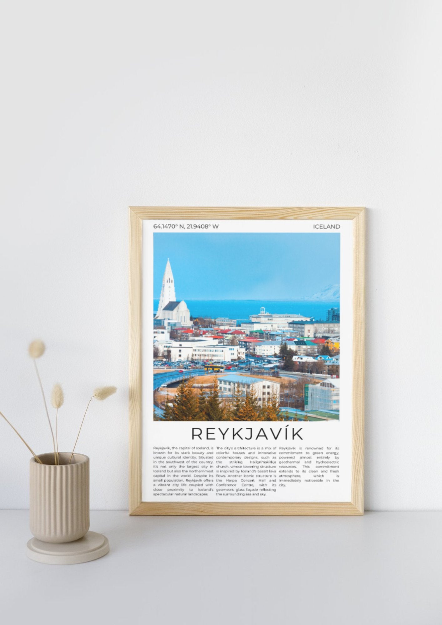 Reykjavik: Land of Fire and Ice - ProfessorPrintsUK - A6