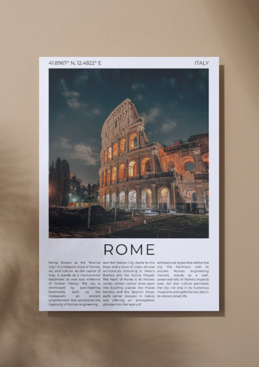 Rome: The Eternal City - ProfessorPrintsUK - A6