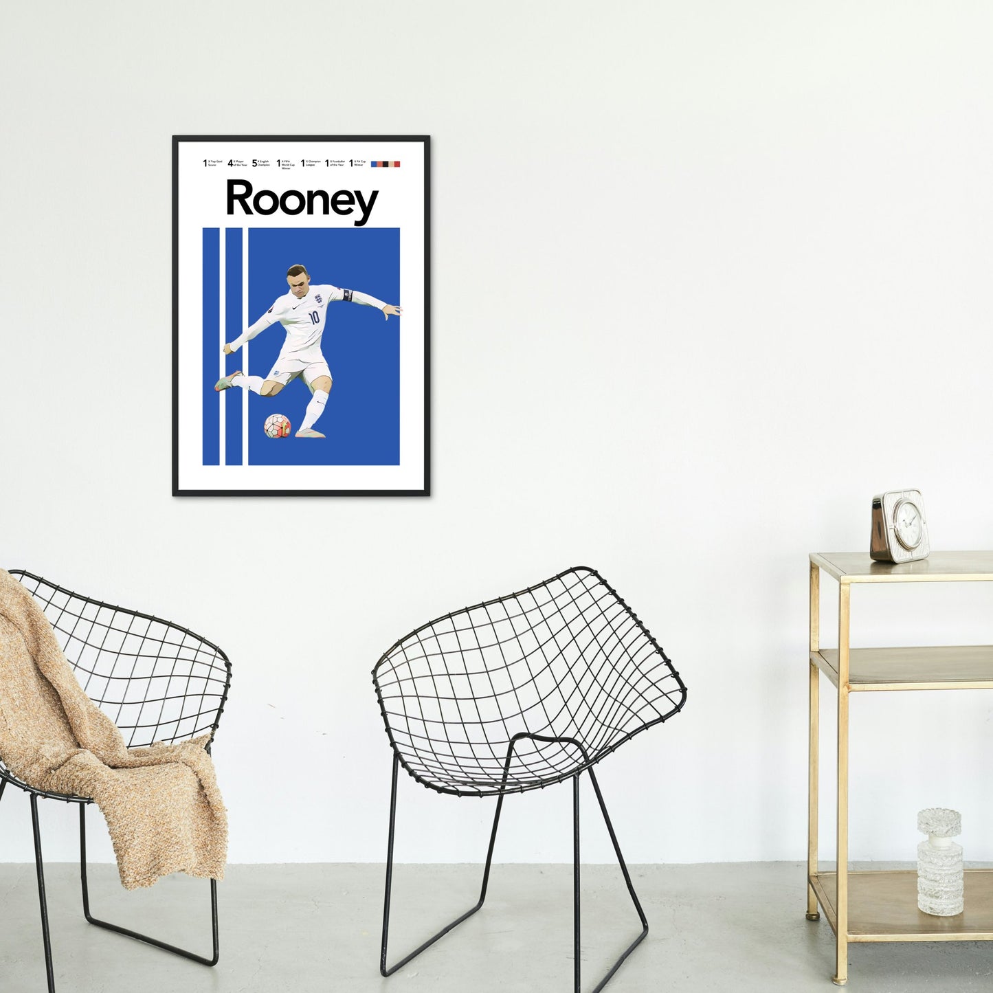 Rooney: England's Legendary Striker Poster - ProfessorPrintsUK - A6