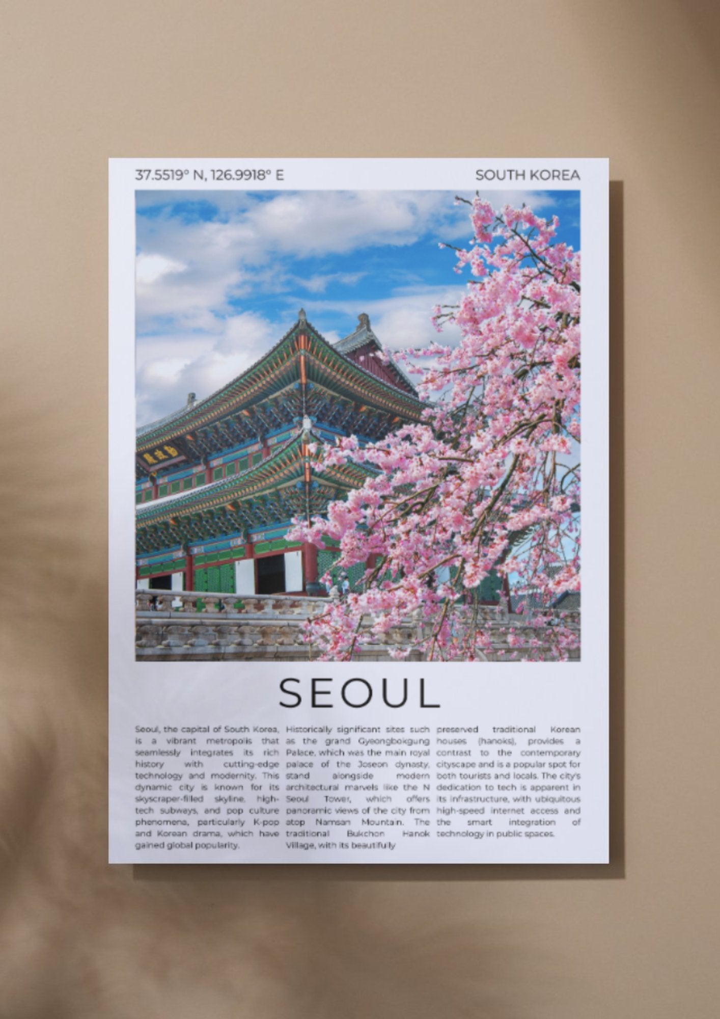 Seoul: The Dynamic Heart of Korea - ProfessorPrintsUK - A6