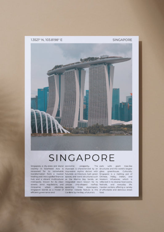 Singapore: The Lion City - ProfessorPrintsUK - A6