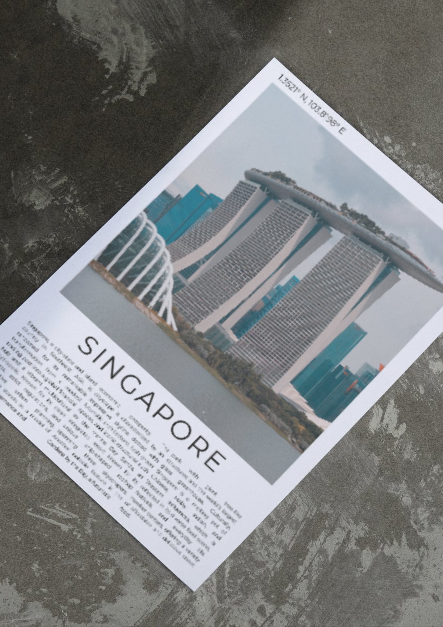 Singapore: The Lion City - ProfessorPrintsUK - A6