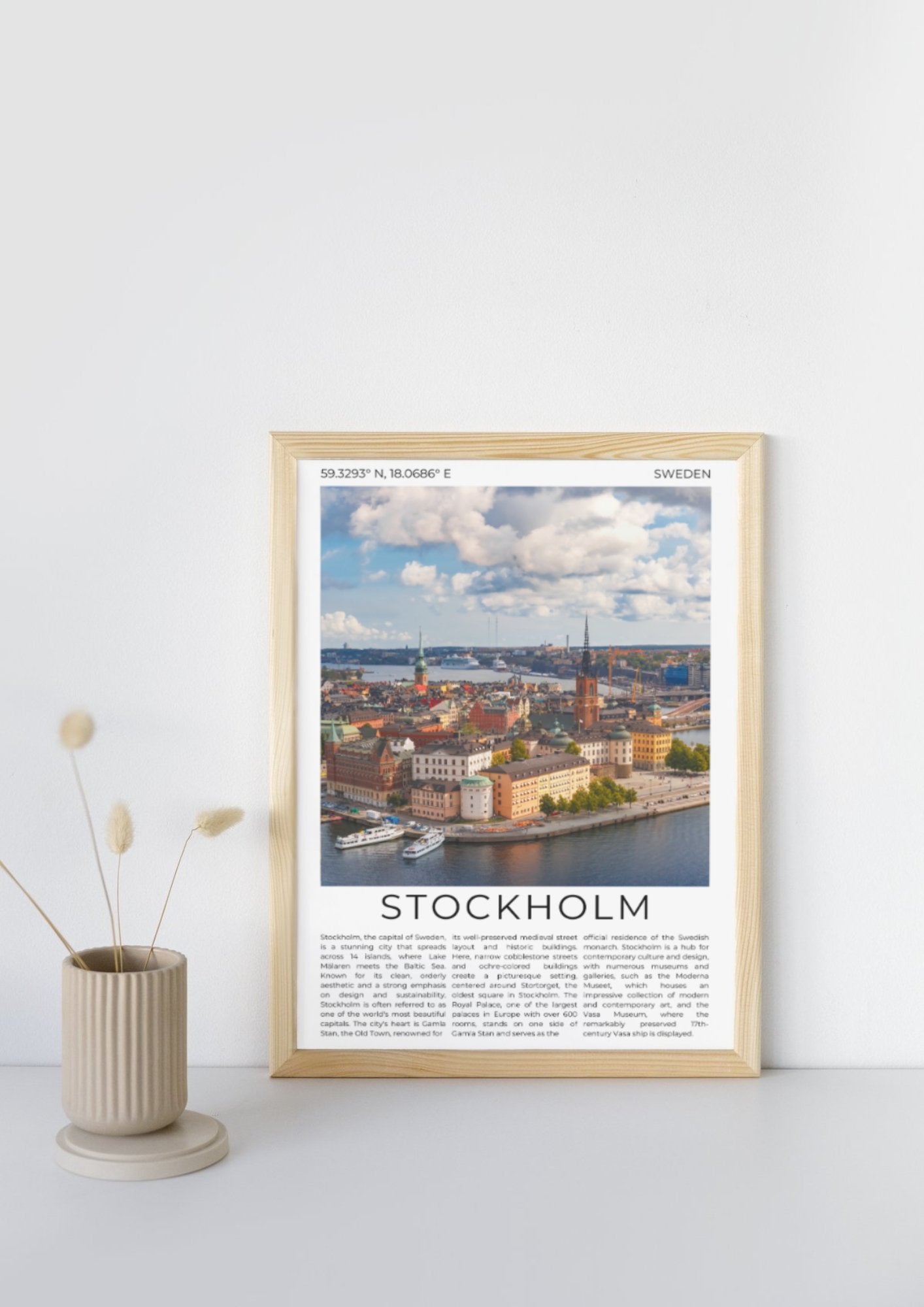 Stockholm: Venice of the North - ProfessorPrintsUK - A6