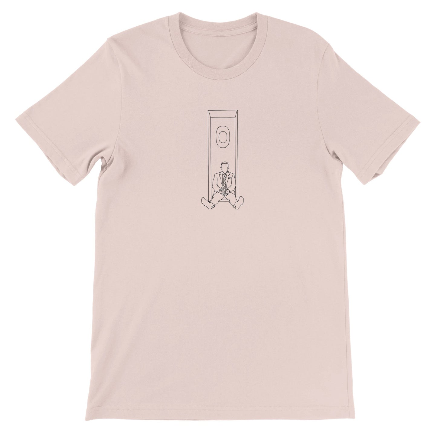 Swimming Line Art | Swimming Album Art | Mac Miller Top - ProfessorPrintsUK - Soft Pink