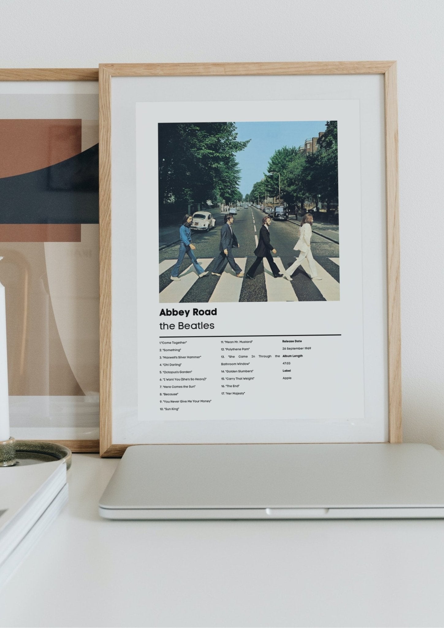 The Beatles, Abbey Road | The Beatles Music Gift | Abbey Road Birthday Gift | The Beatles Album Wall Art | The Beatles Poster - ProfessorPrintsUK - A1