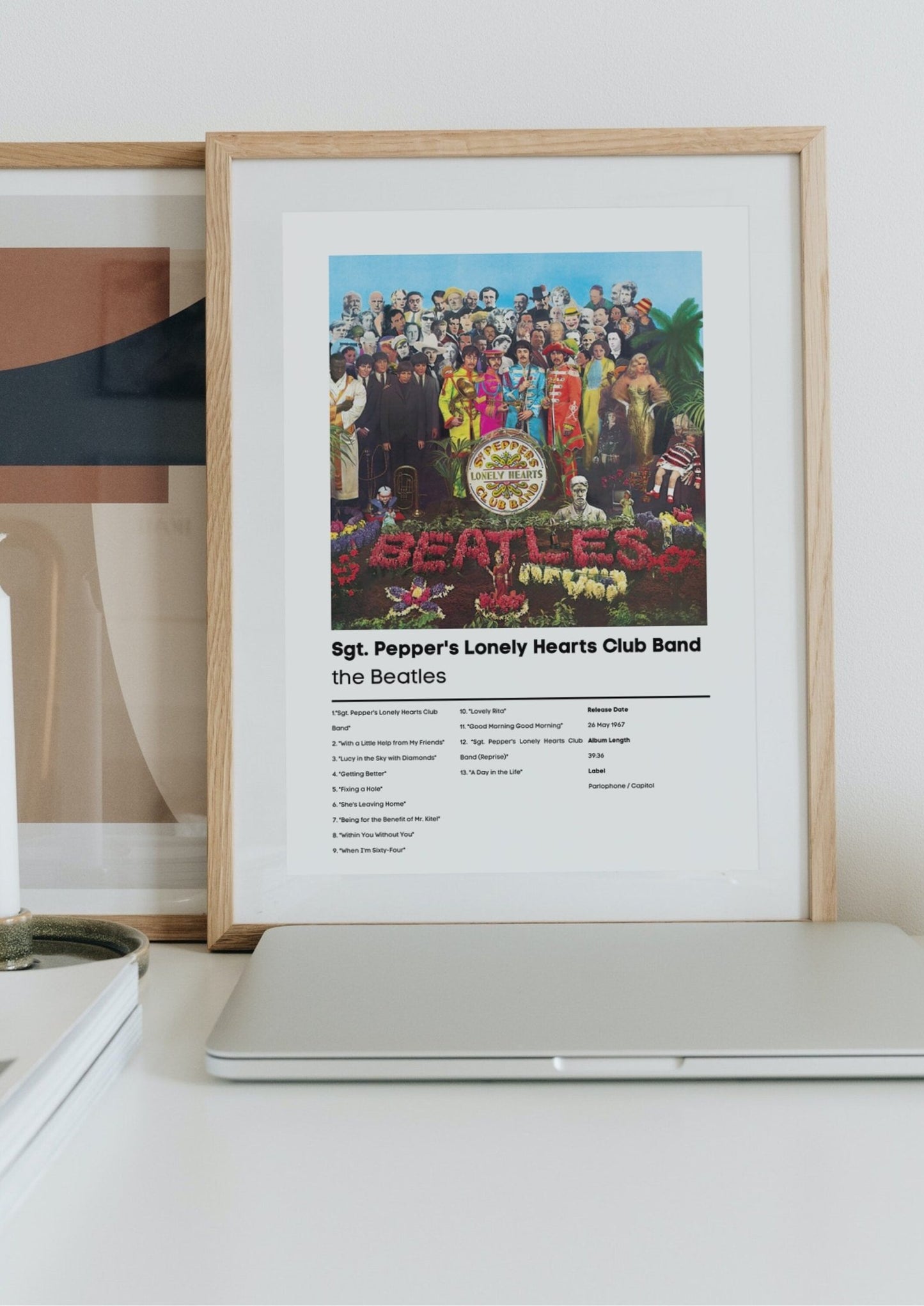 The Beatles, Sgt. Peppers Lonely Hearts | The Beatles Music Gift | Beatles Birthday Gift | The Beatles Album Wall Art | The Beatles Poster - ProfessorPrintsUK - A1