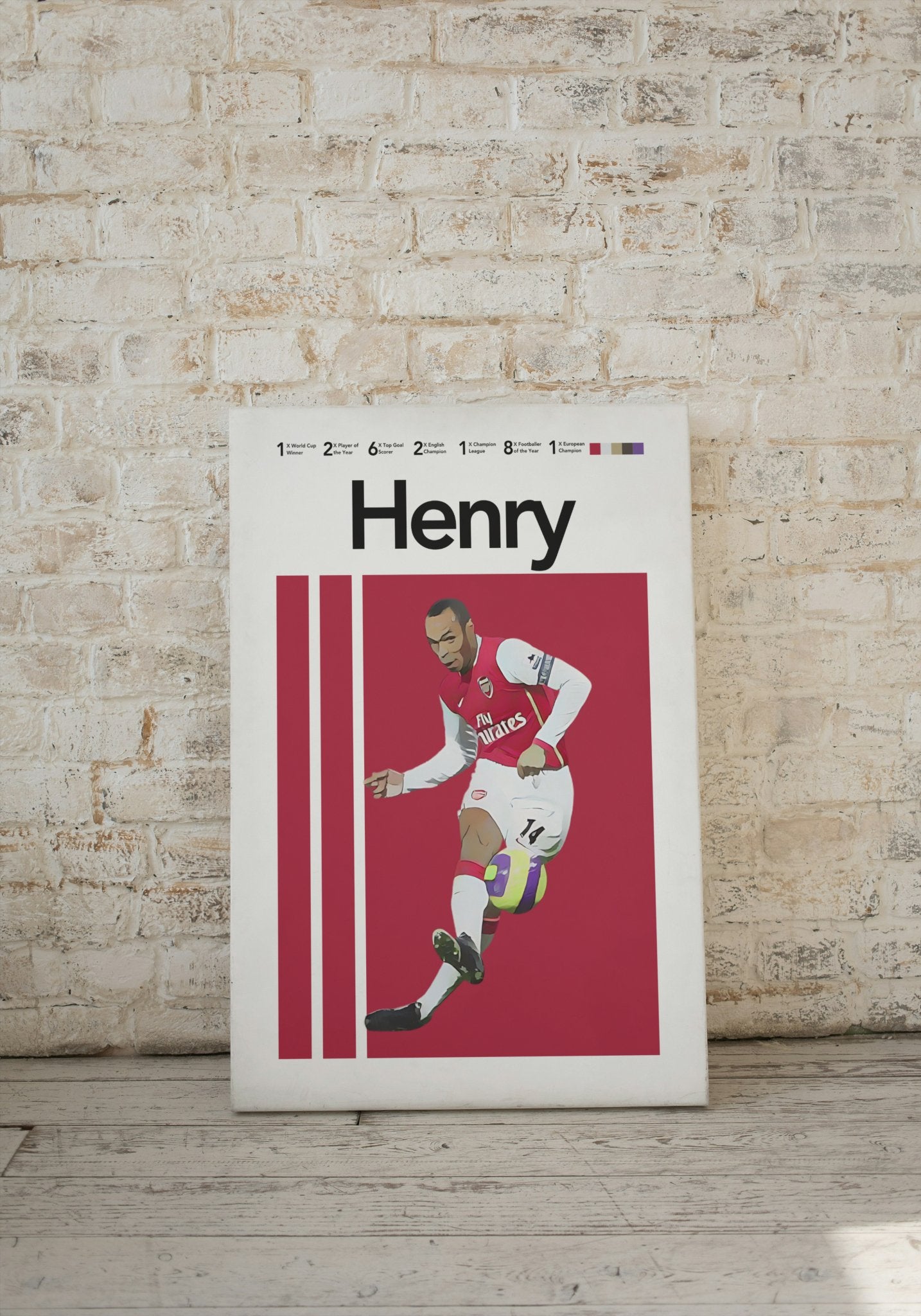 Thierry Henry: The Ultimate Legend's Legacy Poster - ProfessorPrintsUK - A6