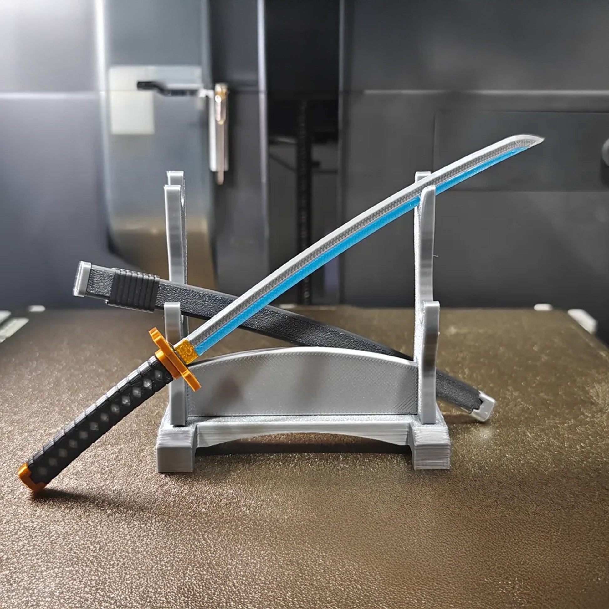 Tokito Muichiro Miniature Sword – Demon Slayer Collectible - ProfessorPrintsUK - Stand Included